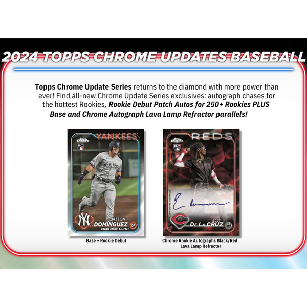 2024 Topps Chrome Update Series Baseball Hobby Box