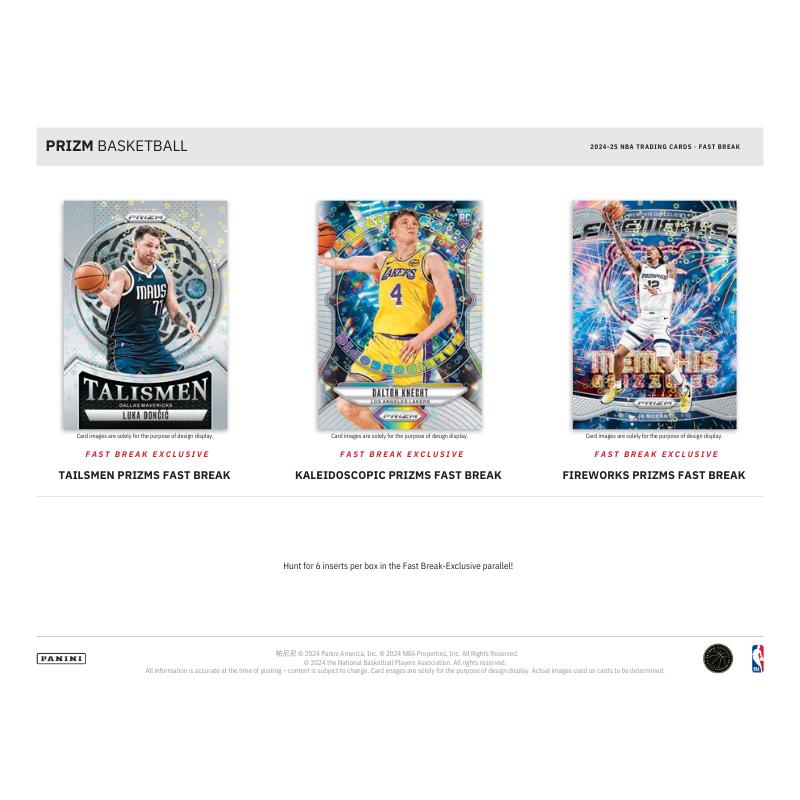 2024/25 Panini Prizm Basketball Fast Break 20 Box Case