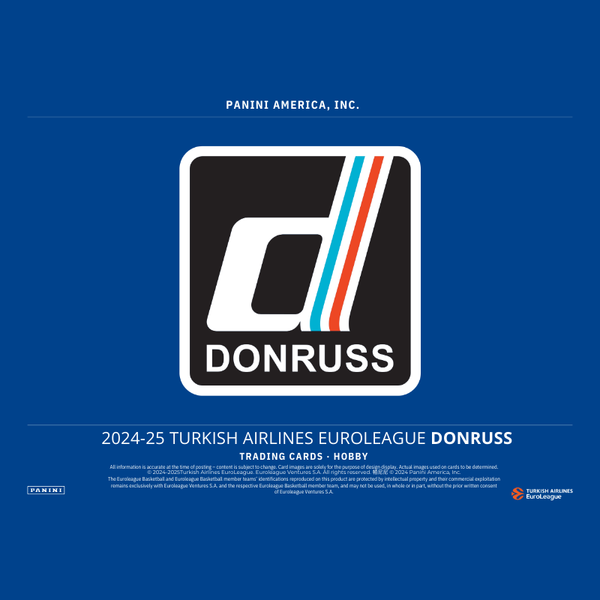 2024/25 Panini Donruss Euroleague Basketball Hobby 12 Box Case