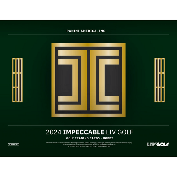 2024 Panini Impeccable LIV Golf Hobby 3 Box Case