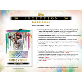 2024 Topps Inception Baseball Hobby 8 Box Case