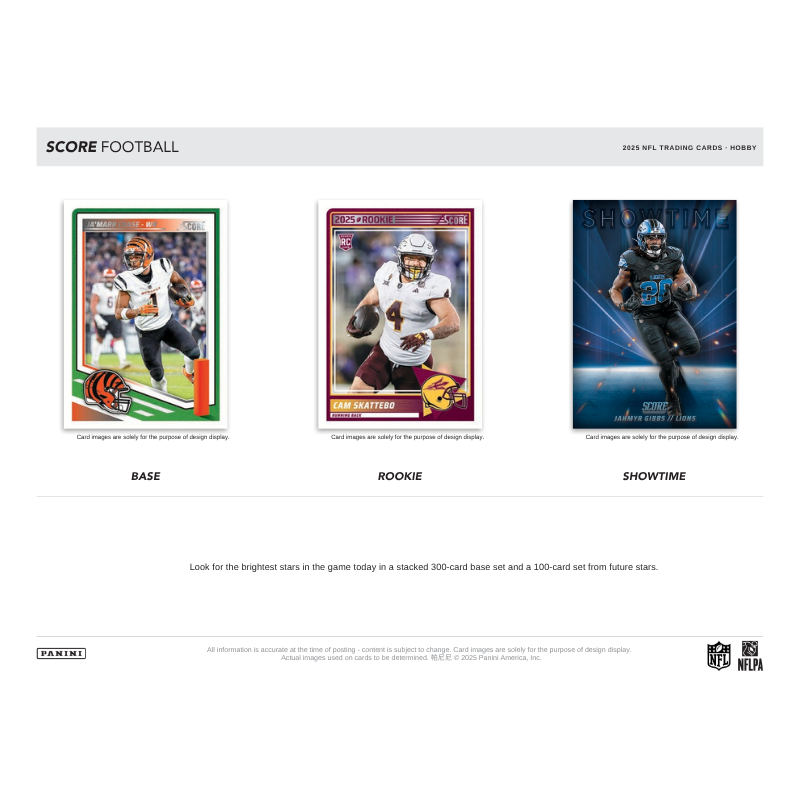 2025 Panini Score Football Hobby 12 Box Case