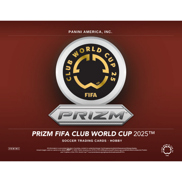2025 Panini Prizm FIFA Club World Cup Soccer Hobby 12 Box Case