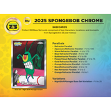 2025 Topps Chrome Spongebob 25th Anniversary Hobby 12 Box Case